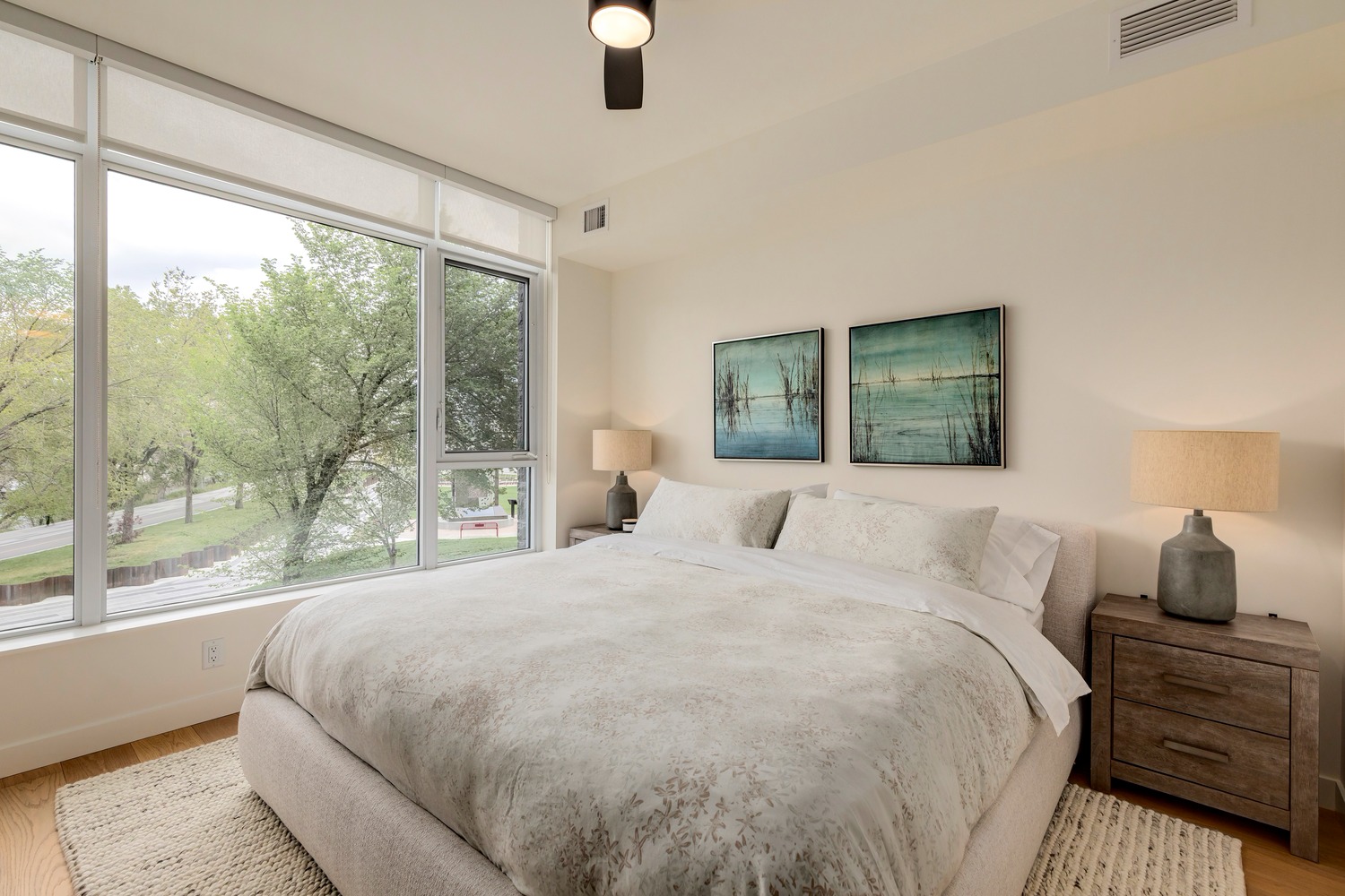 Calgary condo — master bedroom